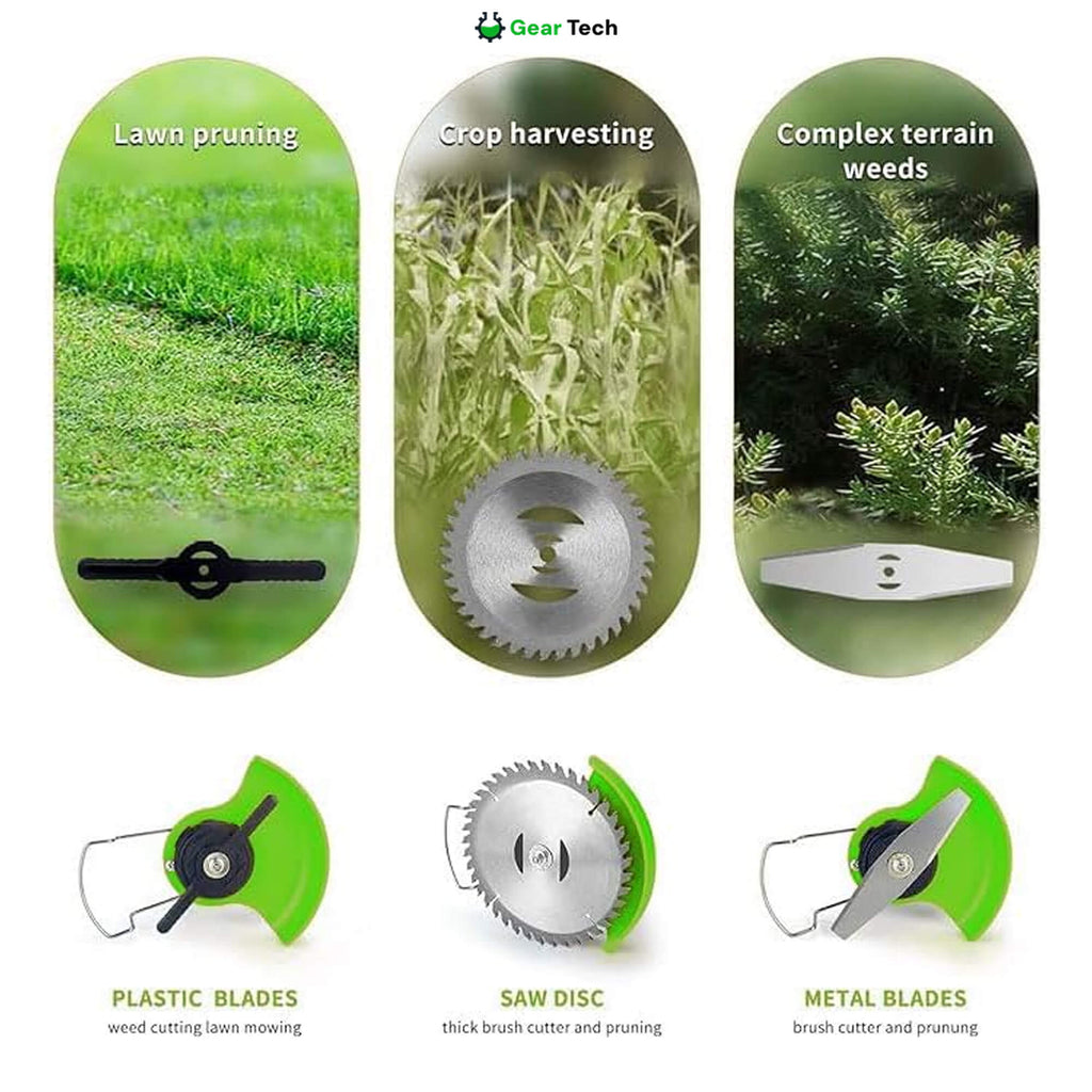 Adjustable Cordless Grass Trimmer for Garden Edges