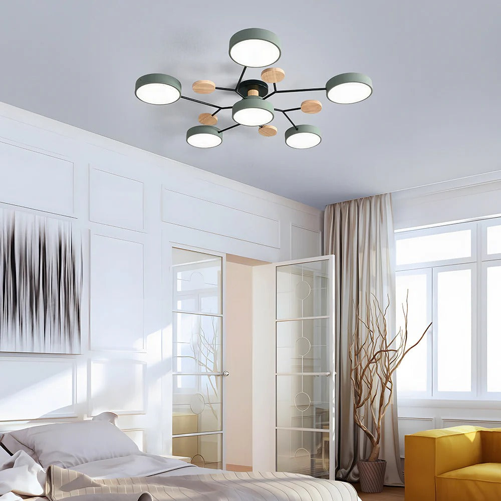 Flush Mount Ceiling Light Modern LED Room Illumination