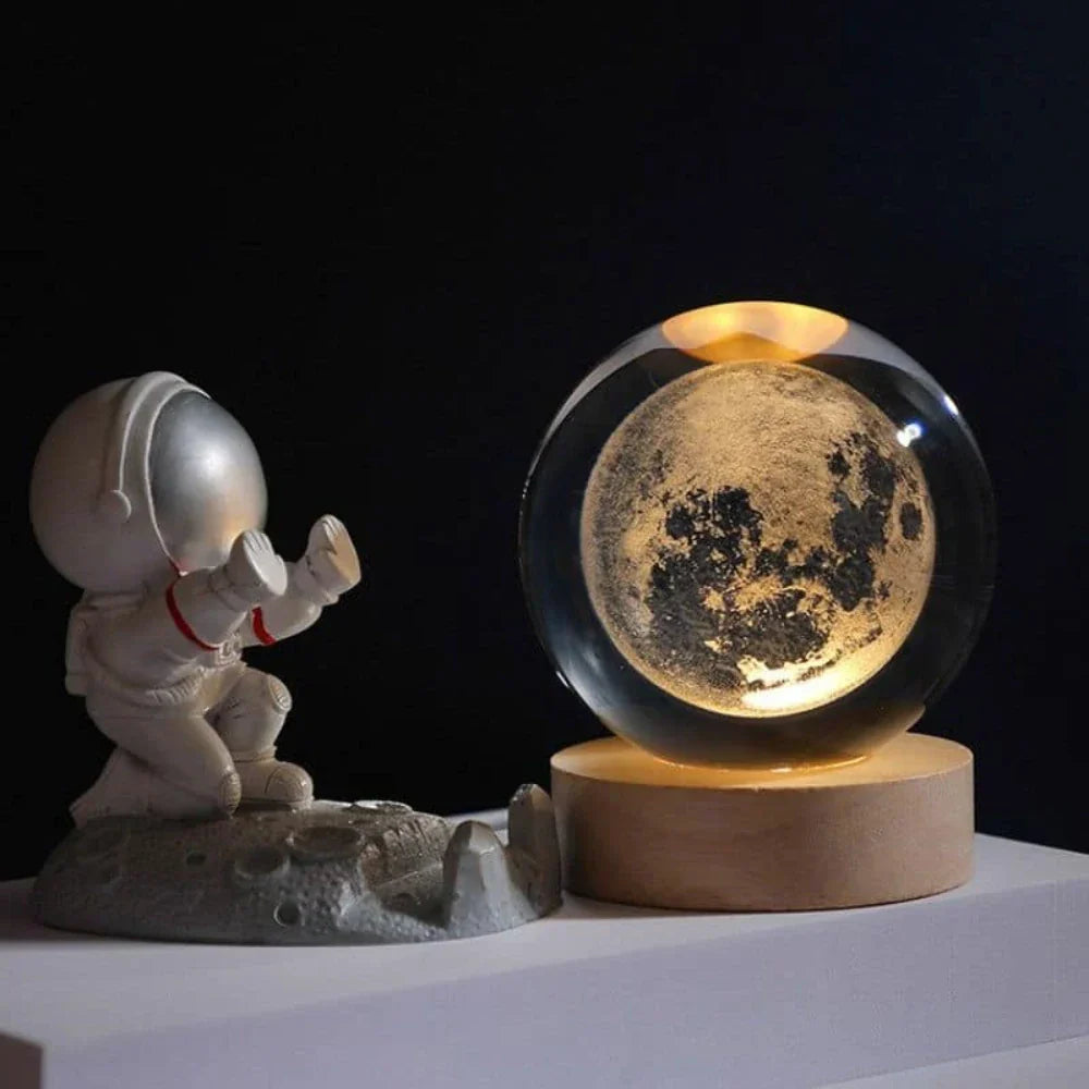 Cosmic Crystal Ball Lamp Magical LED Home Décor