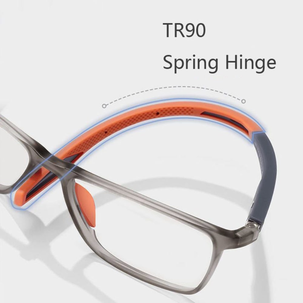 Bifocal Progressive Reading Glasses with Blue Light Blocking and Flexible Hinges