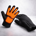 Rechargeable Heated Gloves for Skiing with Waterproof Touchscreen and Thermal Grip